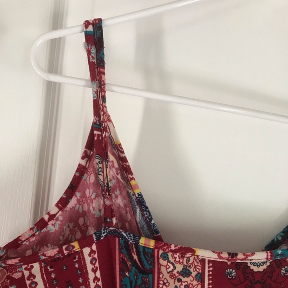 AS U WISH: GEOMETRIC PATTERN FLOWING ROMPER - Picture 8 of 8